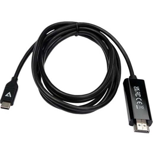 V7 USB-C Male to HDMI 2.0 Male 21.6 Gbps 4K UHD