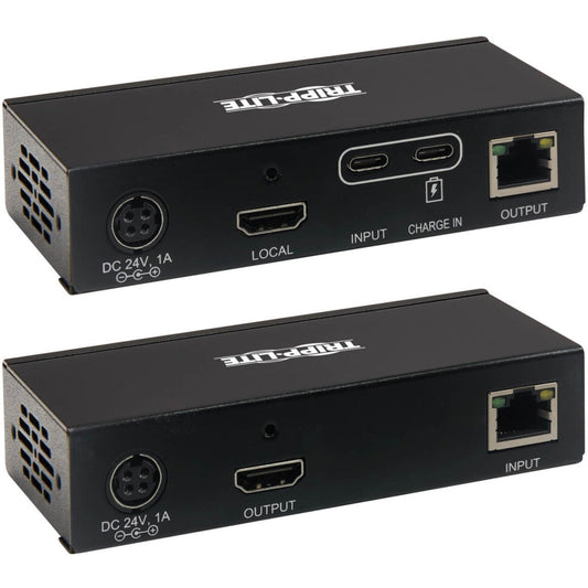 Tripp Lite USB-C to HDMI over Cat6 Extender Kit KVM Support 4K 60Hz 4:4:4 USB PoC HDCP 2.2 up to 230 ft. TAA