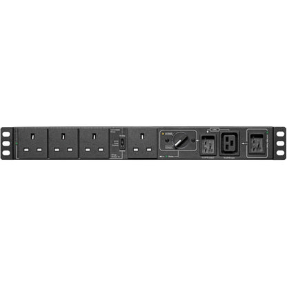 Tripp Lite 220-240V 13A Single-Phase Hot-Swap PDU with Manual Bypass - 4 BS1363 Outlets C20 & BS1363 Inputs Rack/Wall