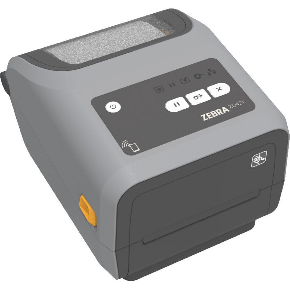 Zebra ZD421c Desktop Thermal Transfer Printer - Monochrome - Label/Receipt Print - USB - USB Host - Bluetooth - Near Field Communication (NFC) - US