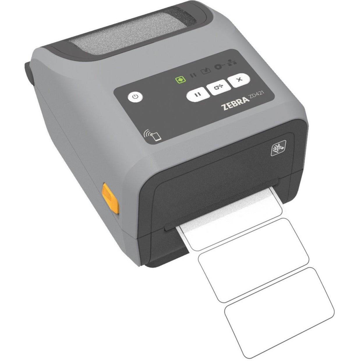 Zebra ZD421c Desktop Thermal Transfer Printer - Monochrome - Label/Receipt Print - Ethernet - USB - USB Host - Bluetooth - Near Field Communication (NFC) - US