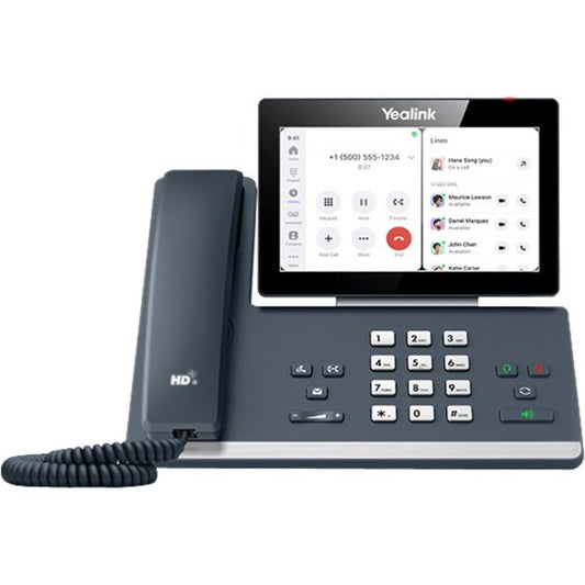 Yealink MP58-WH-Teams IP Phone - Corded/Cordless - Corded - Bluetooth - Desktop - Classic Gray