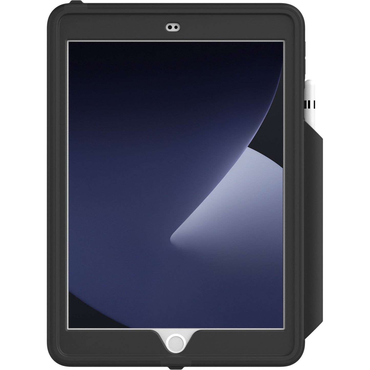 Survivor All-Terrain Carrying Case for 10.2" Apple Logitech iPad (9th Generation) iPad (8th Generation) iPad (7th Generation) Tablet Apple Pencil Stylus - Black