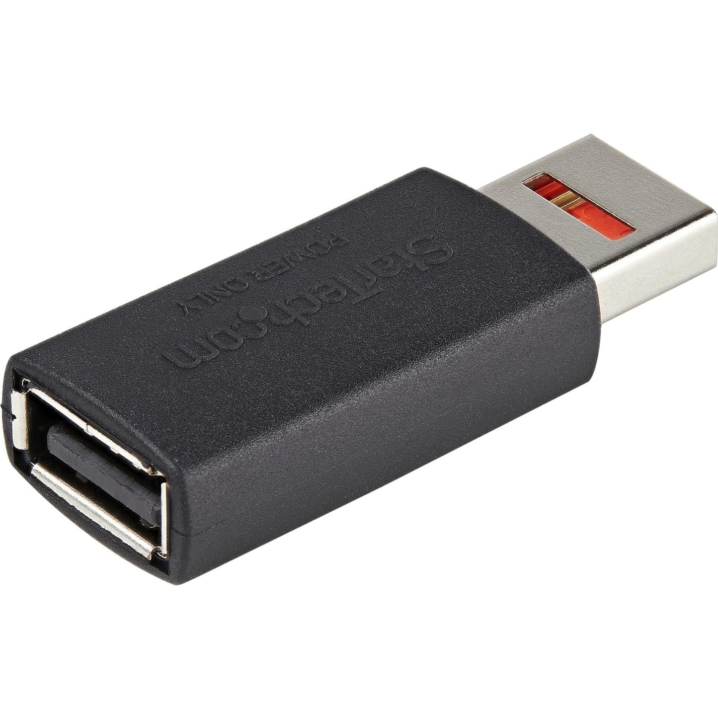 StarTech.com Secure Charging USB Data Blocker Adapter Male/Female USB-A Data Blocking Charge/Power-Only Charging Adapter for Phone/Tablet