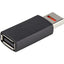 StarTech.com Secure Charging USB Data Blocker Adapter Male/Female USB-A Data Blocking Charge/Power-Only Charging Adapter for Phone/Tablet