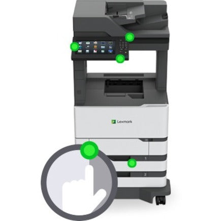 Lexmark MX822adxe Laser Multifunction Printer - Monochrome - TAA Compliant