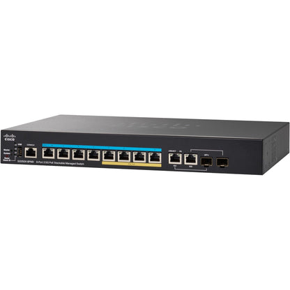 Cisco SG350X-8PMD 8-Port 2.5G PoE Stackable Managed Switch