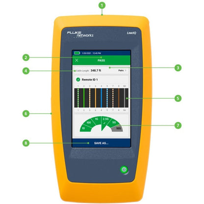 Fluke Networks LinkIQ Cable + Network Tester