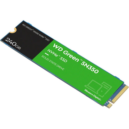 Western Digital Green SN350 WDS240G2G0C 240 GB Solid State Drive - M.2 2280 Internal - PCI Express NVMe (PCI Express NVMe 3.0 x4)