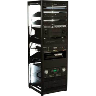 SANUS 35" Tall AV Rack 20U Stackable Skeleton Rack
