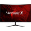 ViewSonic OMNI VX3218-PC-MHD 32 Inch Curved 1080p 1ms 165Hz Gaming Monitor with FreeSync Premium Eye Care HDMI and Display Port