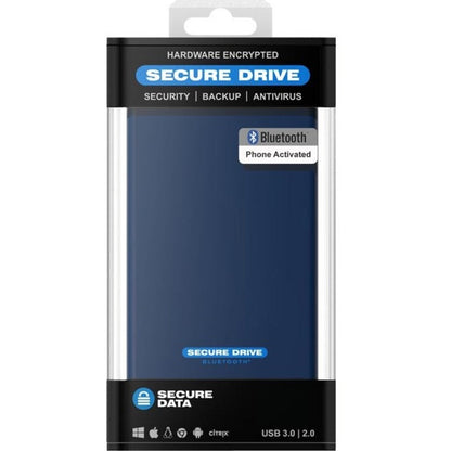 SecureDrive 1 TB Portable Hard Drive - External