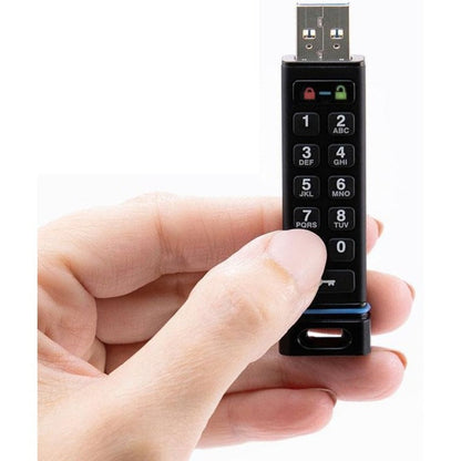 SecureDrive Hardware-Encrypted USB Flash Drive with Keypad
