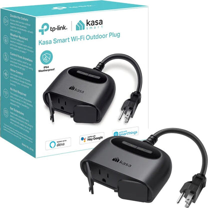 TP-Link Kasa Smart EP40 - Kasa Outdoor Smart Plug Smart Home Wi-Fi Outlet with 2 Sockets