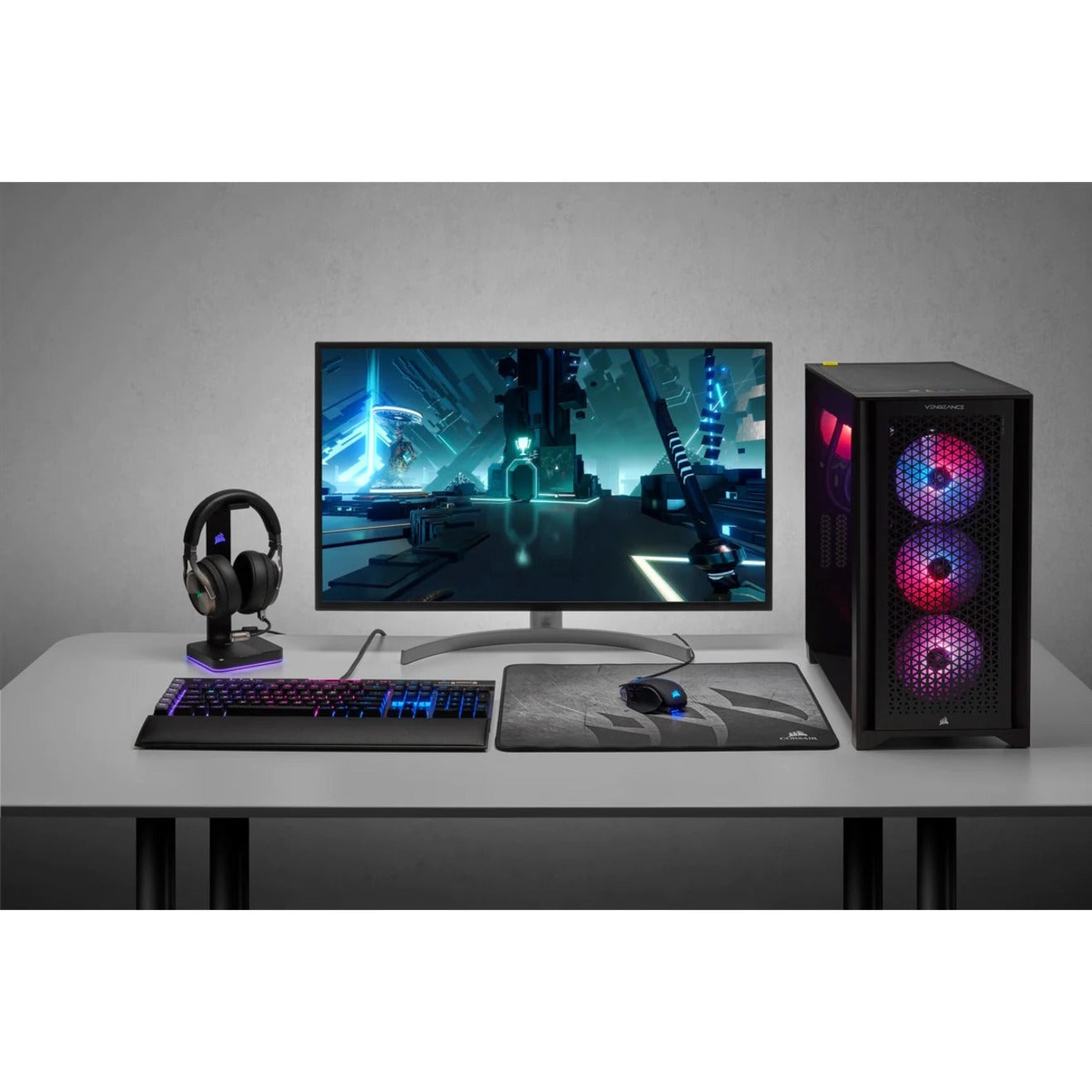 Corsair VENGEANCE i7200 Gaming Desktop Computer - Intel Core i9 10th Gen i9-10850K - 64 GB RAM DDR4 SDRAM - 4 TB M.2 PCI Express NVMe SSD