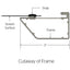 Da-Lite Cinema Contour Series Projection Screen - Fixed Frame Screen with 3