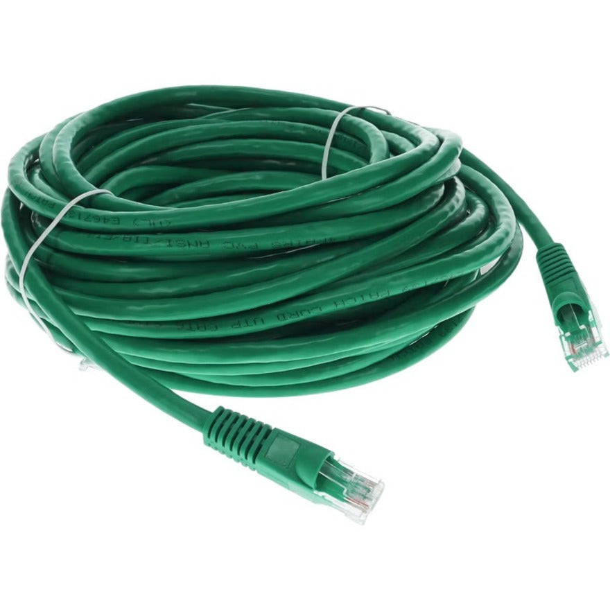 AddOn 17ft RJ-45 (Male) to RJ-45 (Male) Green Cat6 Straight UTP PVC Copper Patch Cable
