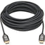 Tripp Lite 8K HDMI Plenum-Rated Fiber Active Optical Cable (AOC) 8K UHD @ 60 Hz HDR M/M Black 20 m (65 ft.)