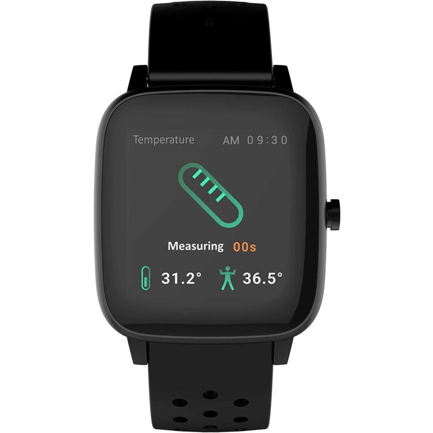 Supersonic 1.4" Touch Screen Smartwatch with Body Temperature Monitor