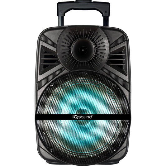 IQ Sound IQ-5012DJBT Portable Bluetooth Speaker System - 30 W RMS - Black