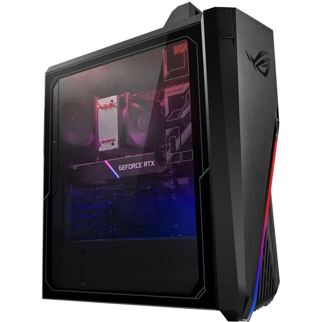 Asus ROG Strix GA15DK-DS776 Gaming Desktop Computer - AMD Ryzen 7 5800X 3.80 GHz - 16 GB RAM DDR4 SDRAM - 1 TB PCI Express SSD - Tower - Black