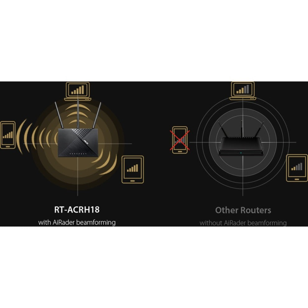 Asus RT-ACRH18 Wi-Fi 5 IEEE 802.11a/b/g/n/ac Ethernet Wireless Router