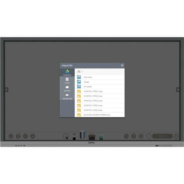 BenQ Education RE8601 86" LCD Touchscreen Monitor - 8 ms