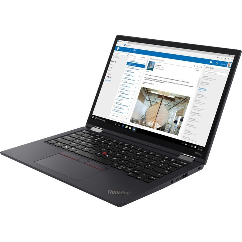 Lenovo ThinkPad X13 Yoga Gen 2 20W9S0AY00 13.3" Touchscreen Convertible 2 in 1 Notebook - WUXGA - 1920 x 1200 - Intel Core i7 11th Gen i7-1165G7 Quad-core (4 Core) 2.80 GHz - 16 GB Total RAM - 256 GB SSD - Black