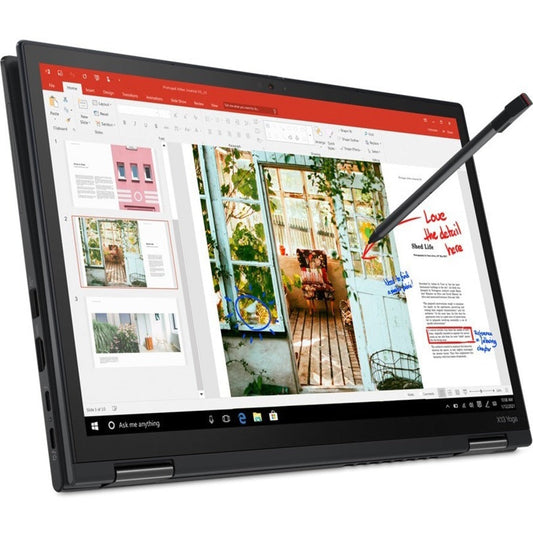 Lenovo ThinkPad X13 Yoga Gen 2 20W9S0AY00 13.3" Touchscreen Convertible 2 in 1 Notebook - WUXGA - 1920 x 1200 - Intel Core i7 11th Gen i7-1165G7 Quad-core (4 Core) 2.80 GHz - 16 GB Total RAM - 256 GB SSD - Black