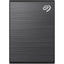 Seagate One Touch STKG1000400 1000 GB Solid State Drive - External - Black