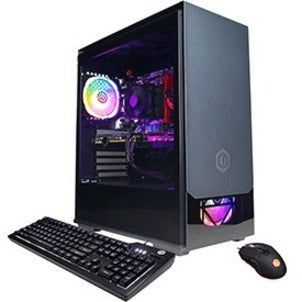 CyberPowerPC Gamer Xtreme GXI11240CPGV5 Gaming Desktop Computer - Intel Core i5 11th Gen i5-11400F Hexa-core (6 Core) 2.60 GHz - 8 GB RAM DDR4 SDRAM - 500 GB M.2 PCI Express NVMe SSD - Mid-tower - Black