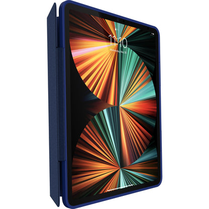 OtterBox Symmetry Series 360 Elite Carrying Case (Folio) for 12.9" Apple iPad Pro (2nd Generation) iPad Pro (3rd Generation) iPad Pro (4th Generation) iPad Pro (5th Generation) iPad Pro (6th Generation) Tablet Apple Pencil - Yale Blue (Blue/Clear)