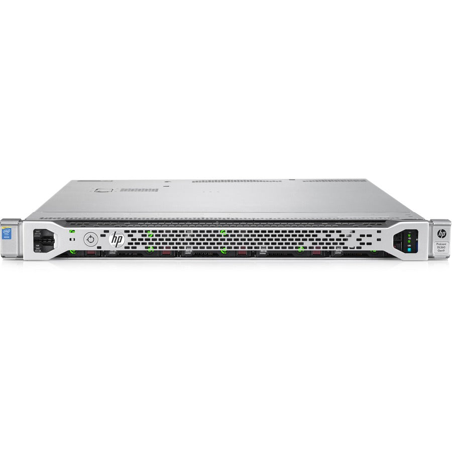 HPE ProLiant DL360 G9 1U Rack Server - 1 x Intel Xeon E5-2603 v3 1.60 GHz - 8 GB RAM - 12Gb/s SAS 6Gb/s SAS Serial ATA/600 Controller - Refurbished