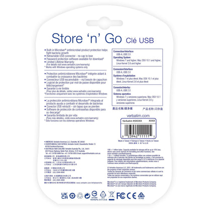 32GB Store 'n' Go&reg; USB Flash Drive - 5pk - Assorted