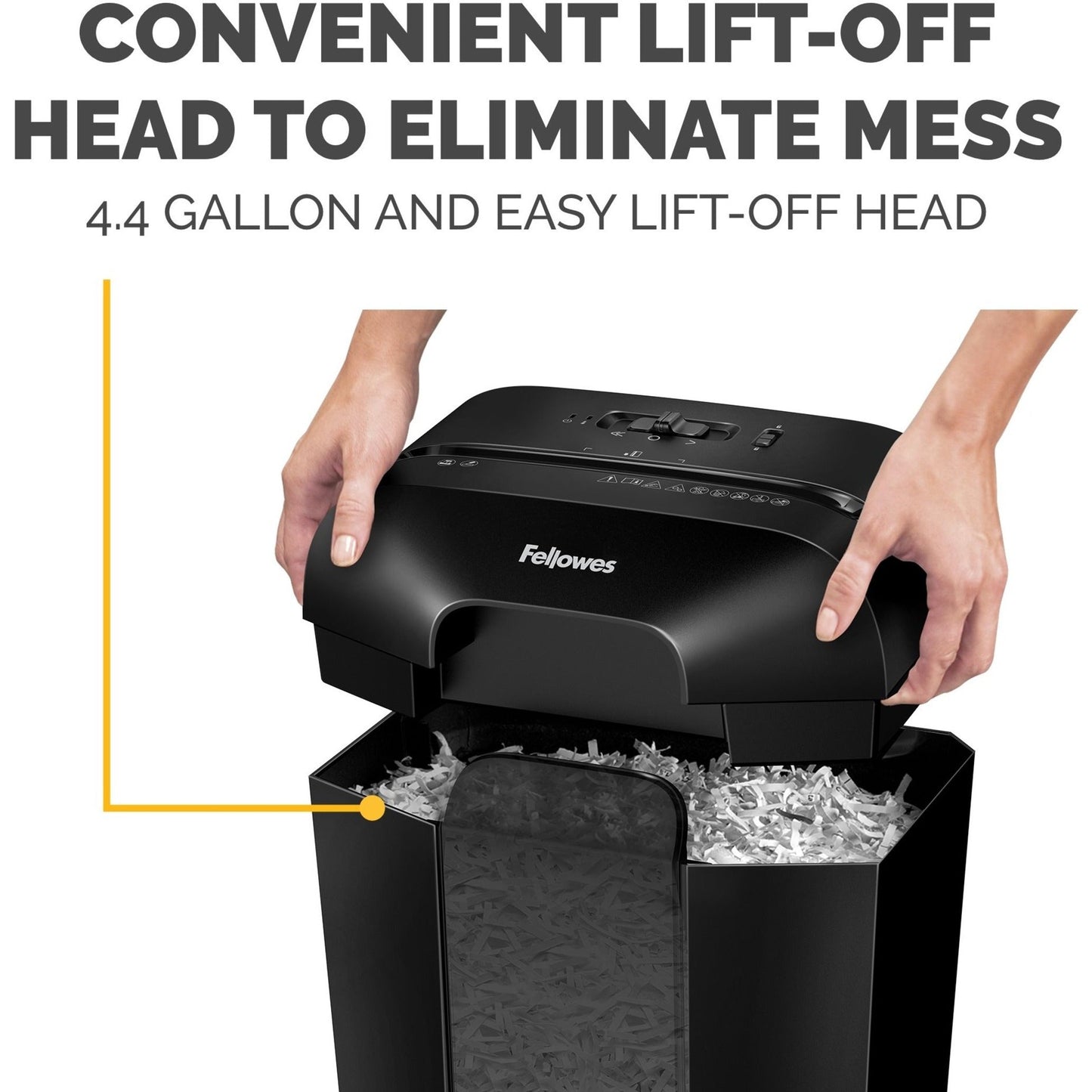 Fellowes LX41 8 Sheet Micro-Cut Paper Shredder for Home Office