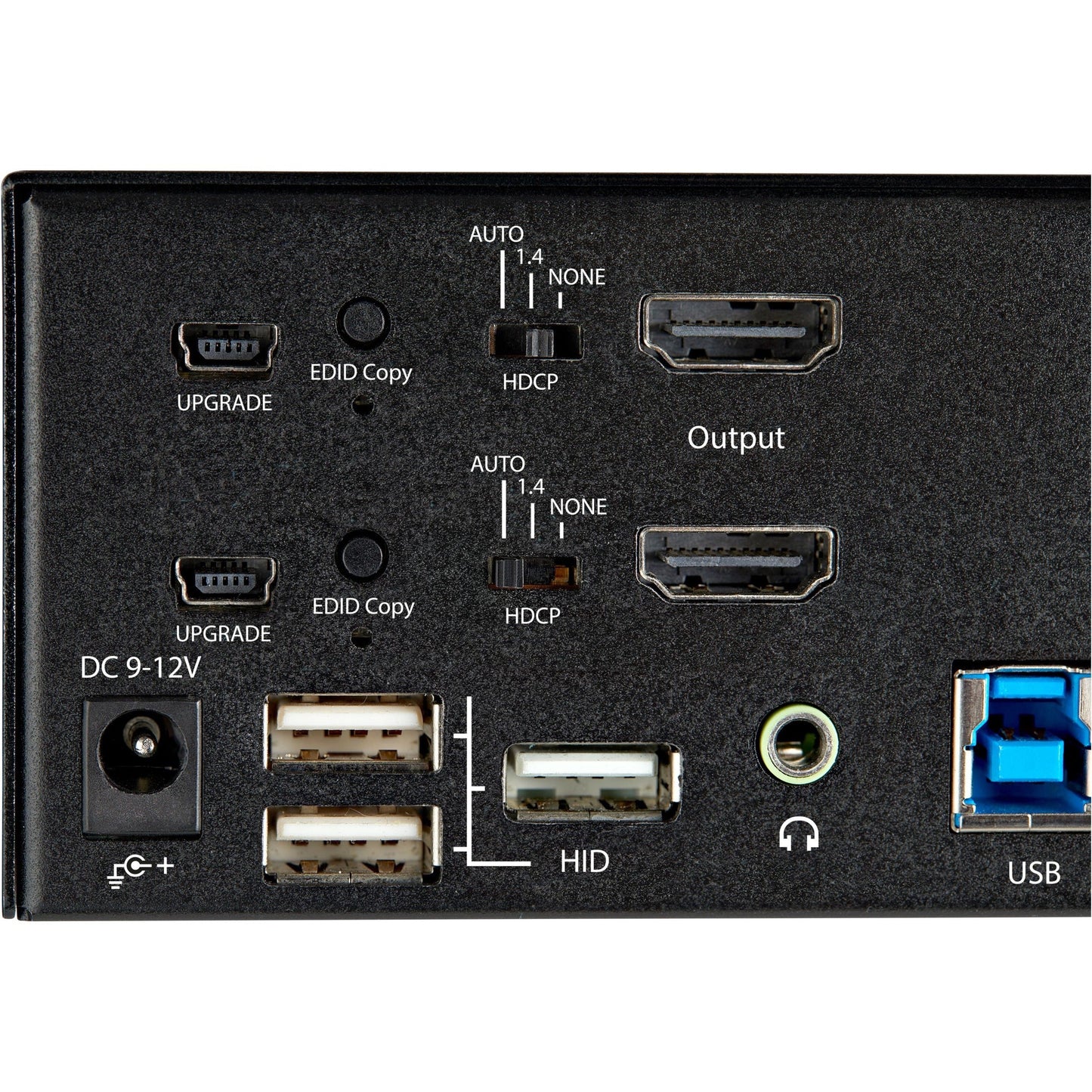 StarTech.com 2 Port Dual Monitor HDMI KVM Switch 4K 60Hz HDMI 2.0 UHD HDR 2 Port USB 3.0 Hub 4x USB HID Audio Hotkey Switching TAA