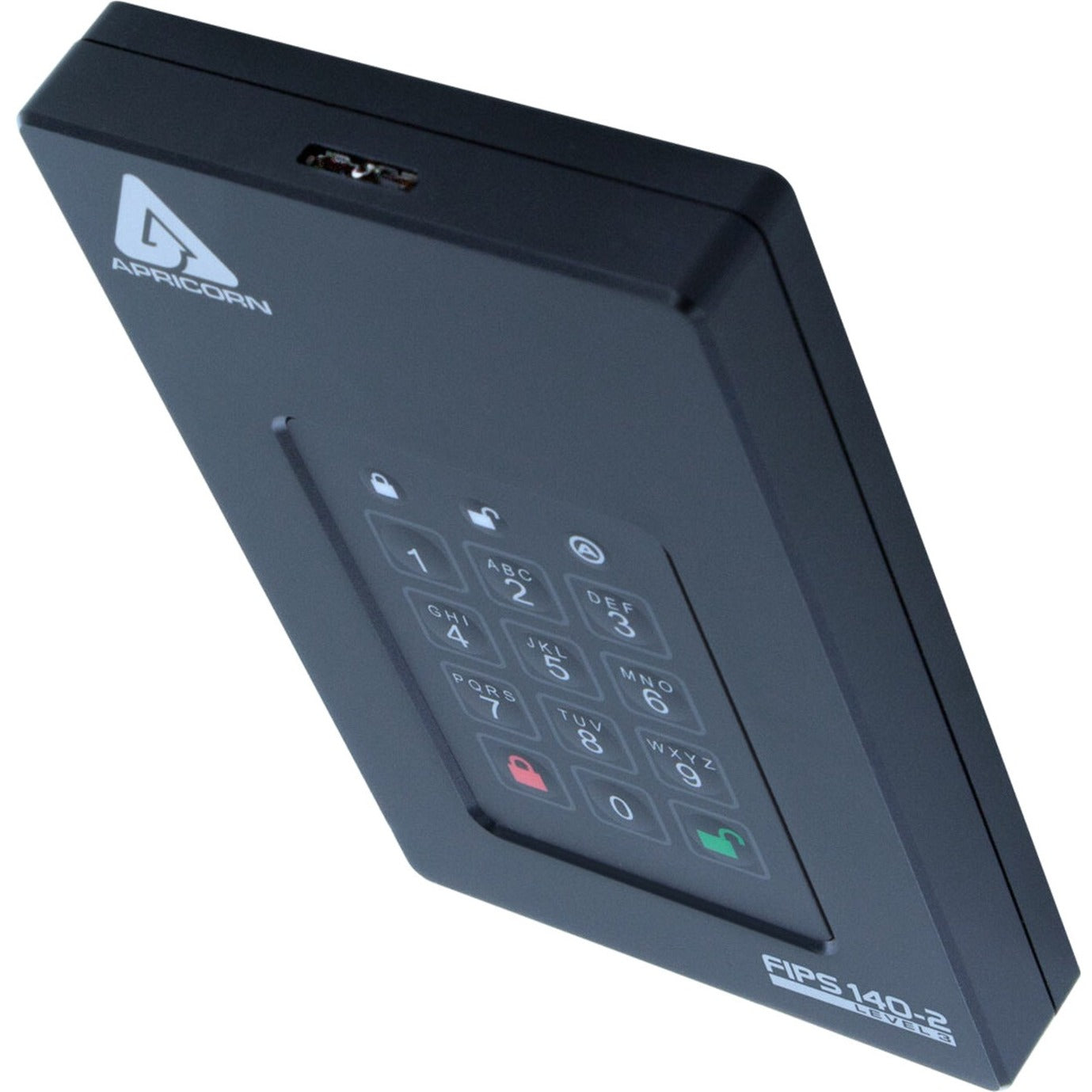 Apricorn Aegis Fortress L3 20 TB Portable Rugged Solid State Drive - External - TAA Compliant