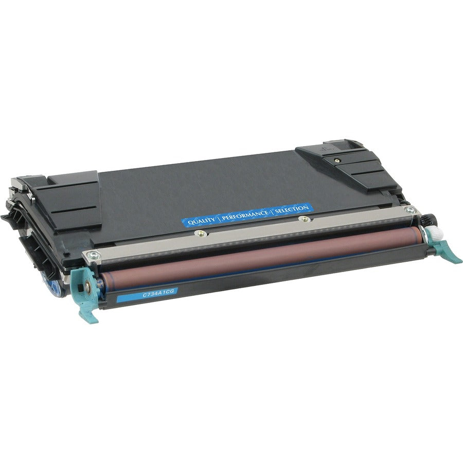 V7 V7C5222CS Remanufactured Laser Toner Cartridge - Alternative for Lexmark (C5222CS) - Cyan Pack