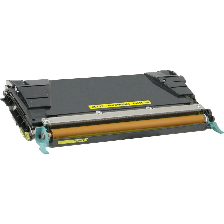 V7 V7C5222YS Remanufactured Laser Toner Cartridge - Alternative for Lexmark (C5222YS) - Yellow Pack