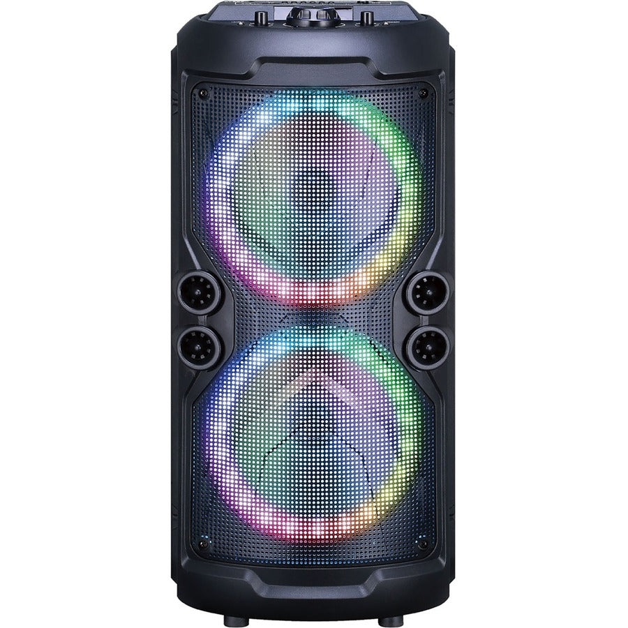 IQ Sound IQ-6208DJBT Portable Bluetooth Speaker System - 16 W RMS - Black