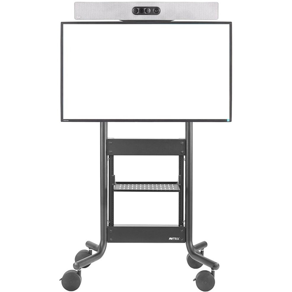 Avteq Wall Mount for Video Conference Equipment Display - Black - TAA Compliant