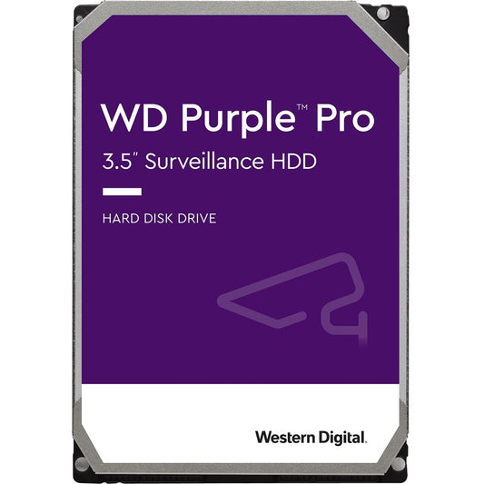 WD Purple Pro WD121PURP 12 TB Hard Drive - 3.5" Internal - SATA (SATA/600) - Conventional Magnetic Recording (CMR) Method