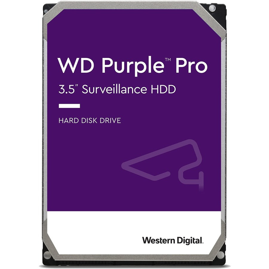 Western Digital Purple Pro WD101PURP 10 TB Hard Drive - 3.5" Internal - SATA (SATA/600) - Conventional Magnetic Recording (CMR) Method