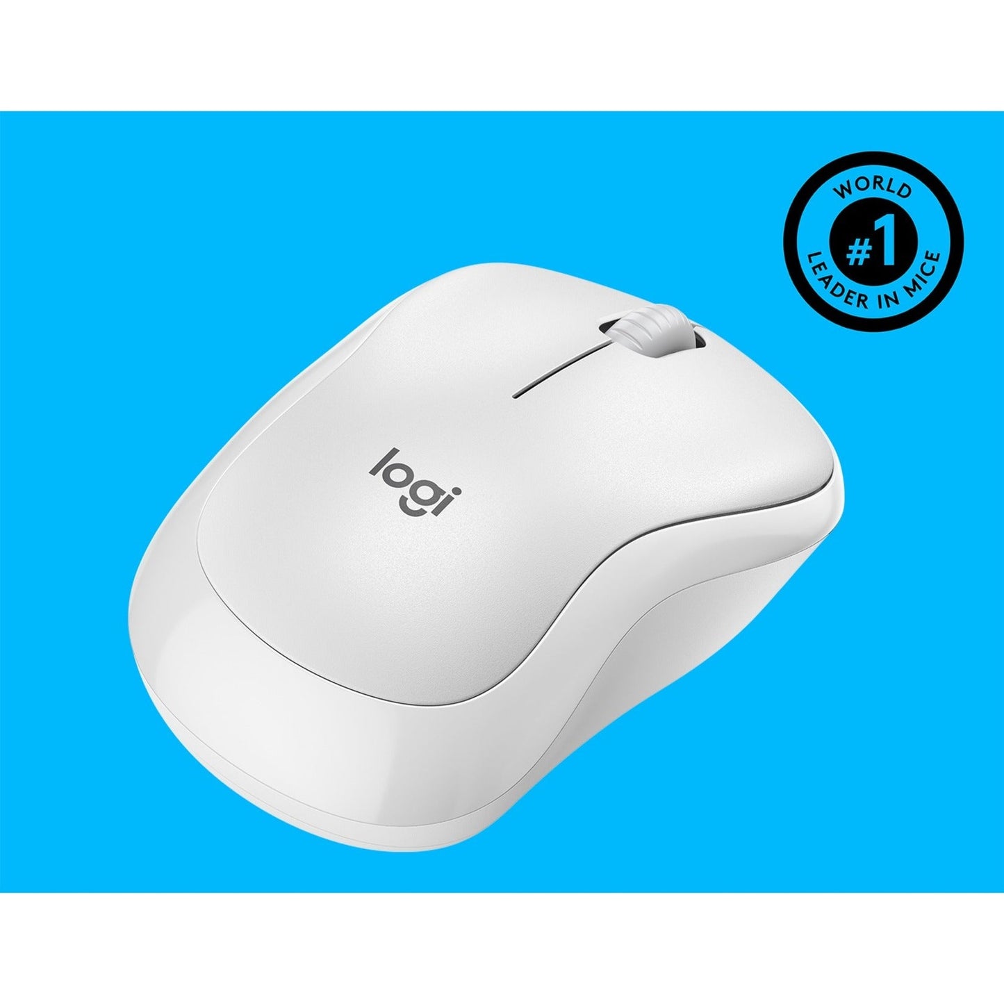 Logitech M220 SILENT Wireless Mouse 2.4 GHz with USB Receiver 1000 DPI Optical Tracking 18-Month Battery Ambidextrous Compatible with PC Mac Laptop (Off-white)