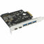 Vantec 5-Port USB 3.2 Gen2x2 (Total 20Gbps) With 2C And 3A PCIe Host Card