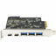 Vantec 5-Port USB 3.2 Gen2x2 (Total 20Gbps) With 2C And 3A PCIe Host Card