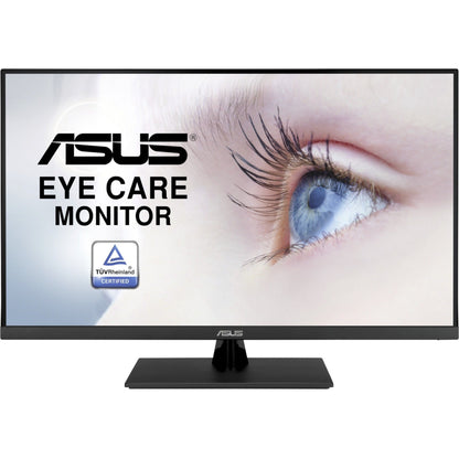 ASUS 31.5" 1440P Monitor (VP32AQ) - QHD (2560 x 1440) IPS 100% sRGB HDR10 75Hz Speakers Adaptive-Sync/FreeSync Low Blue Light Eye Care VESA Mountable Frameless DisplayPort HDMI Tilt