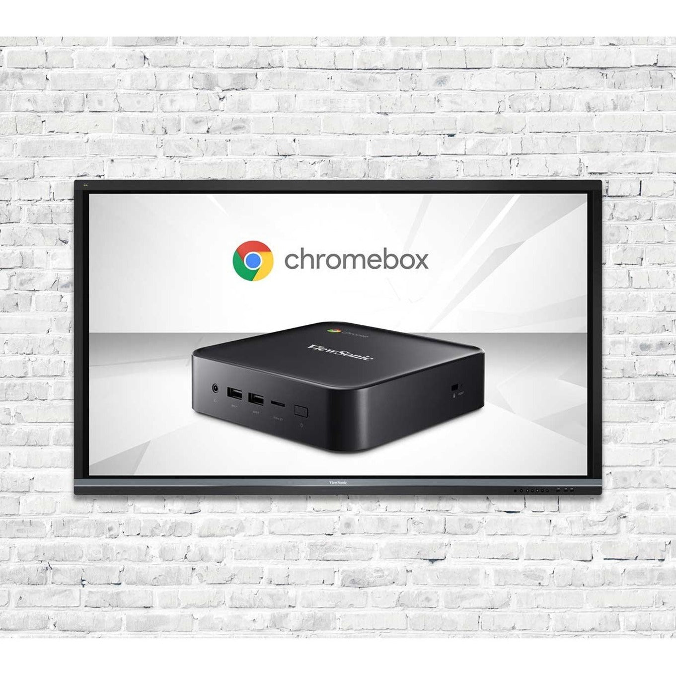 ViewSonic NMP760 Chromebox with Built-in Chrome OS Google Play Store Integrated Google Management Console for Education and Corporate Environments