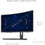 ViewSonic OMNI VX3418-2KPC 34 Inch Ultrawide Curved 1440p 1ms 144Hz Gaming Monitor with FreeSync Premium Eye Care HDMI and Display Port