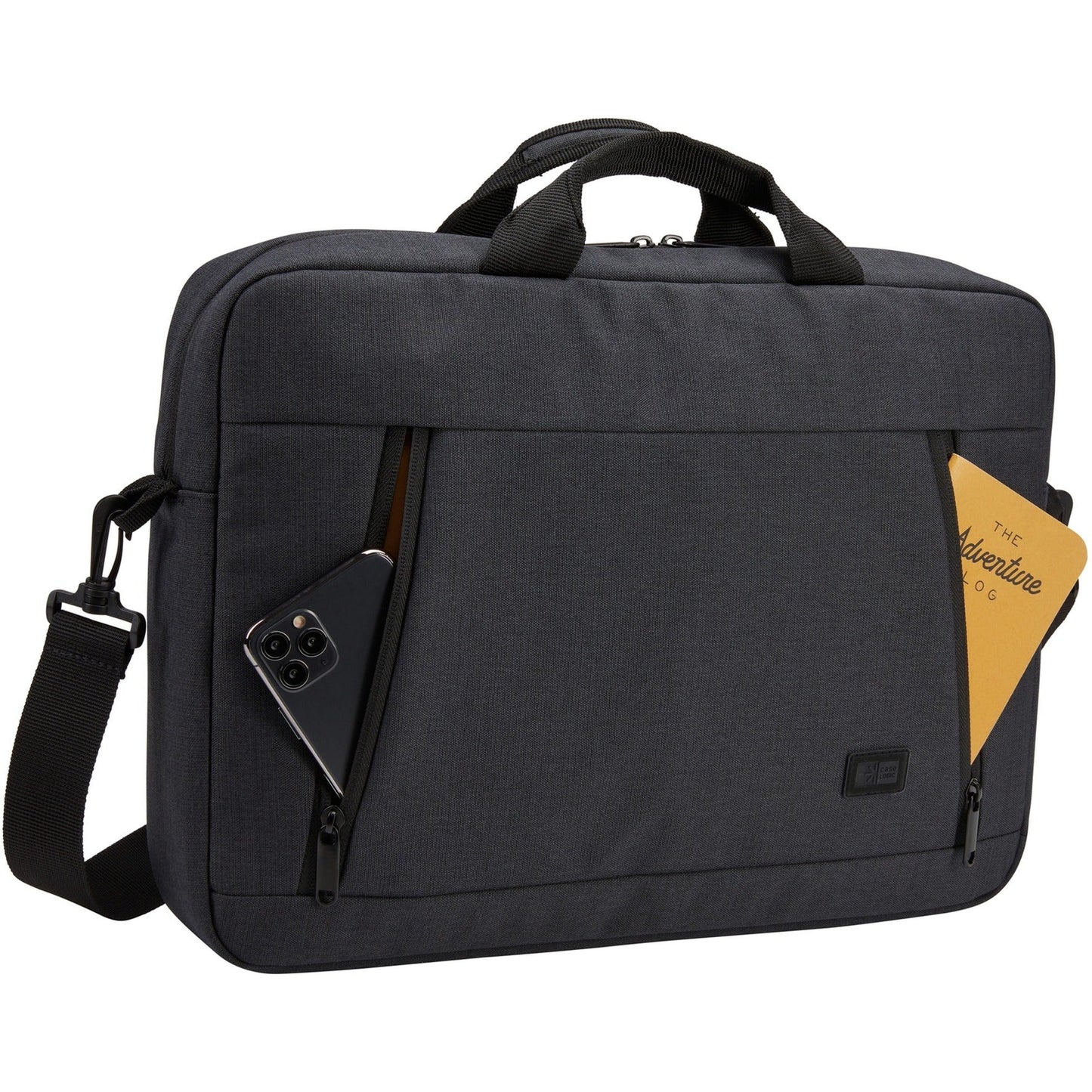 Case Logic Huxton HUXA-215 Carrying Case (Attach&eacute;) for 15.6" Notebook Accessories Tablet PC - Black